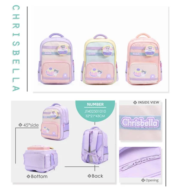 Chrisbella School Backpack Model 1010
